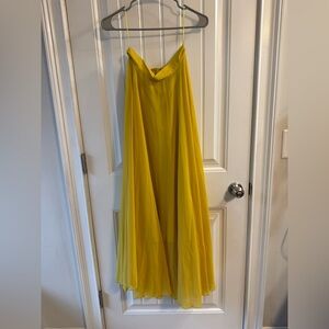 Chicwish Vibrant Yellow Maxi Skirt